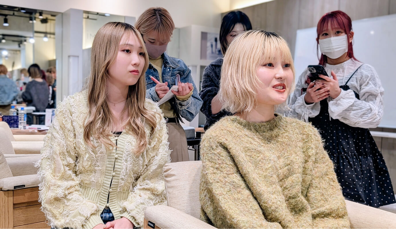 M.SLASHで働く美容師から直接学べるイメージ